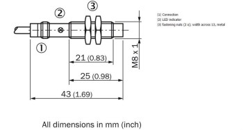 SICK SENSOR INDUCTIVO IME08-04NPSZW2K