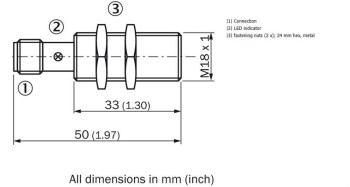 SICK SENSOR INDUCTIVO IME18-08BPSZC0K