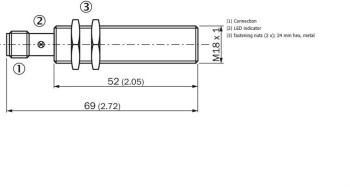 SICK SENSOR INDUCTIVO IME18-08BPSZC0S