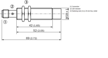 SICK SENSOR INDUCTIVO IME18-12NPSZC0S