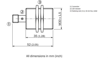 SICK SENSOR INDUCTIVO IME30-15BNSZC0K