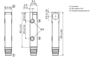 SICK SENSOR INDUCTIVO IQ08-02BPSKT0S