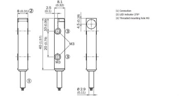 SICK SENSOR INDUCTIVO IQ08-04NPSKW2S