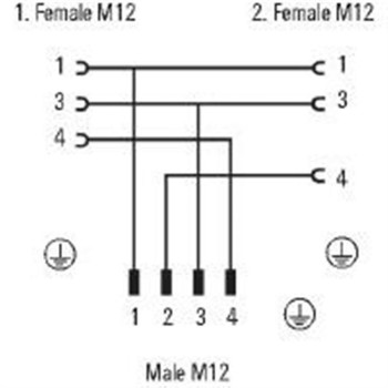 WEIDMULLER DISTRIBUIDOR SAI-Y-4S-M12/M12