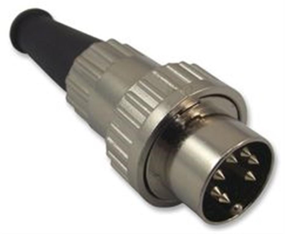 CONECTOR MACHO DIN 7 PINES 71430-070/0800