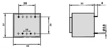 TRANSFORMADOR ENCAPSULADO 12V 5VA