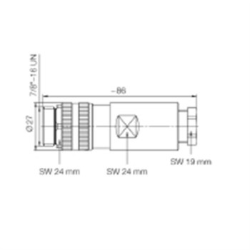 CONECTOR 5P 7/8 MACHO