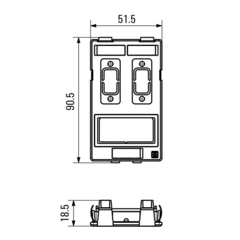 WEIDMULLER SOPORTE  IE-FC-SP-PWS/2D9