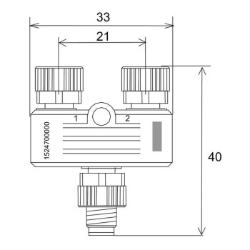 WEIDMULLER DISTRIBUIDOR SAI-Y-3/3 M8-M8