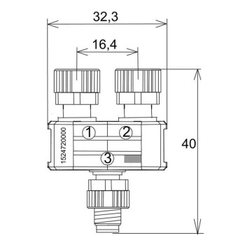 WEIDMULLER DISTRIBUIDOR SAI-Y-4/3 M8-M8