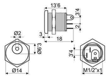 JACK DE ALIMENTACION 2.4MM