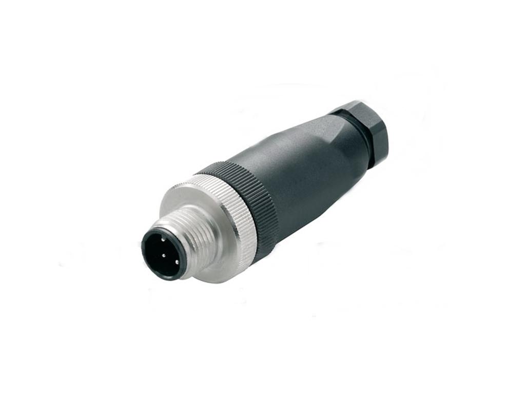 CONEC.M12 5P M.PG9 RECTO