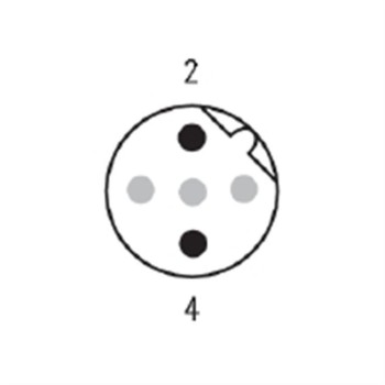 WEIDMULLER CONECTOR M12 2 PINES SAIL-M12G-PB-10D