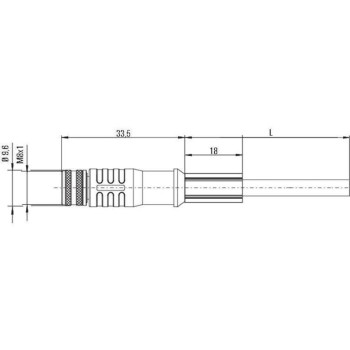 WEIDMULLER CONECTOR SAIL-M8BG-4S-7.0U M8 4 PINES