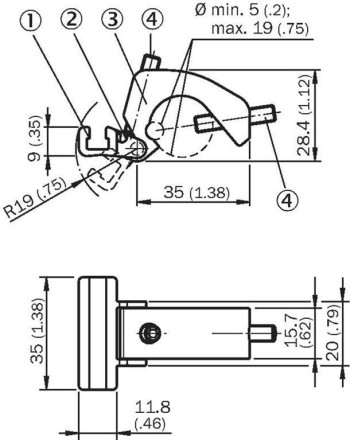 SICK SOPORTE DE MONTAJE MZT/RZT1