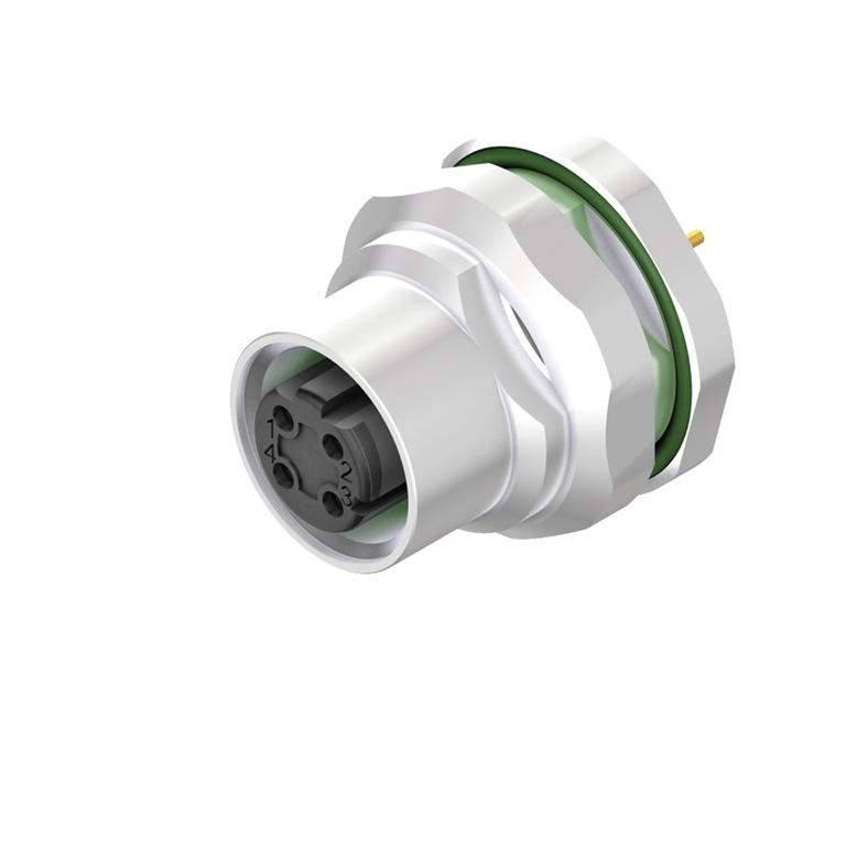 CONECTOR M12 4P PANEL