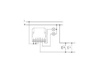 RELE TELERRUPTOR FINDER 12V AC 10A 2NA PANEL