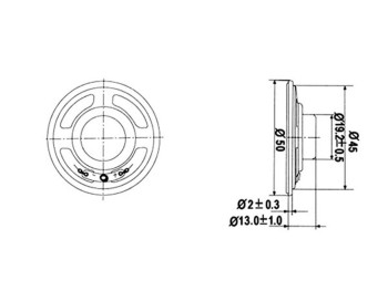 MINI ALTAVOZ 8 OHM