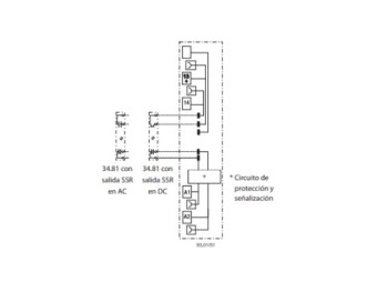 RELE MODULAR FINDER 12V DC 6A 1CO CARRIL DIN