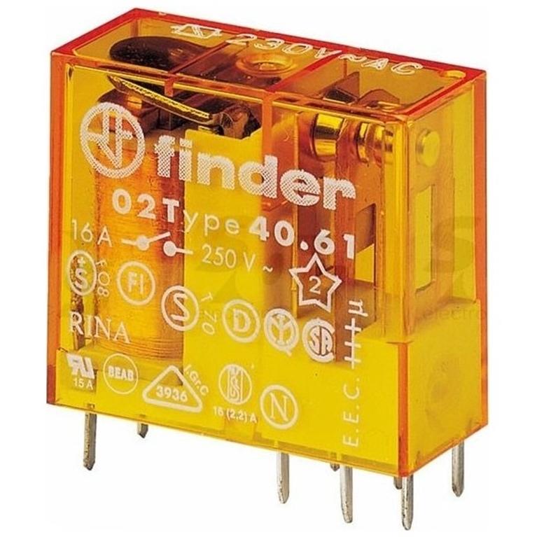 FINDER RELE 1 CONTACTO 12VAC