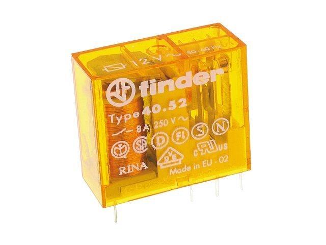 RELE FINDER 12V AC 8A 2CO PCB