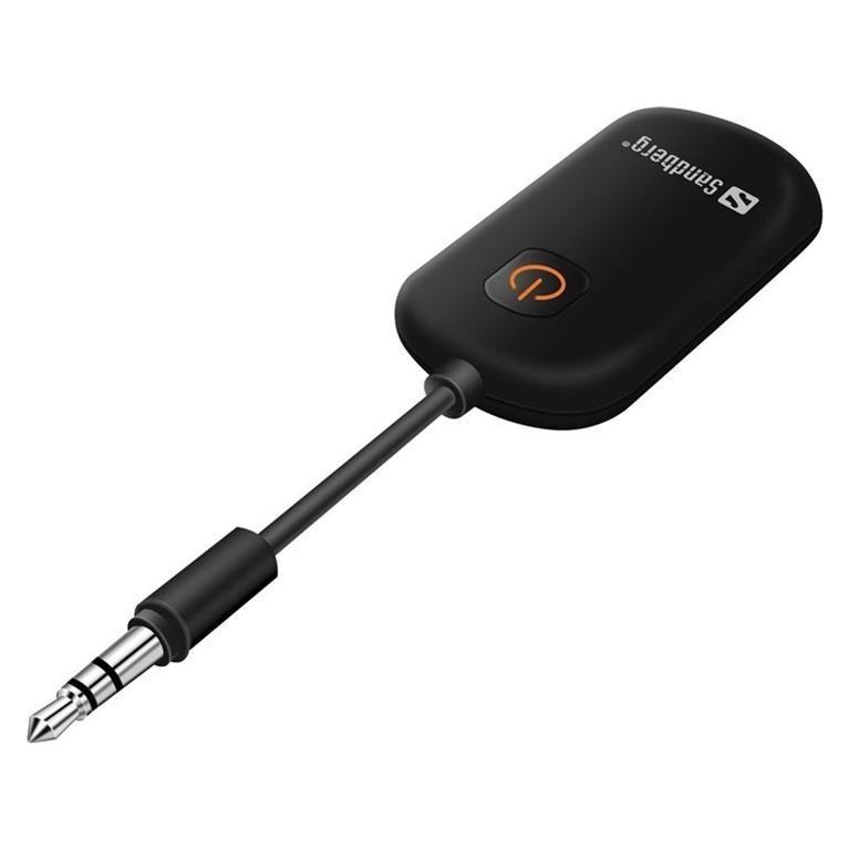 EMISOR RECEPTOR BLUETOOTH JACK 3,5MM SANDBERG INALAMBRICO NEGRO SI SI