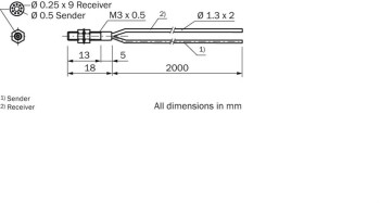 SICK FIBRA OPTICA M3 LL3-DT01