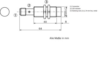 SICK SENSOR INDUCTIVO IM18-08NPS-ZC1