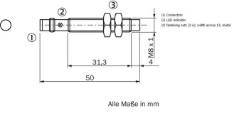 SICK SENSOR INDUCTIVO IM08-2N5PS-ZT1