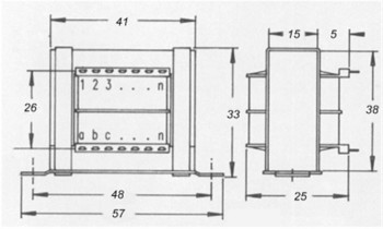 TRANSFORMADOR  6V 0.3A