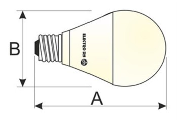 BOMBILLA LED CON SENSOR DE MOVIMIENTO  E27 10W 6500K      ELECTRO DH A60 mm 220V-240V