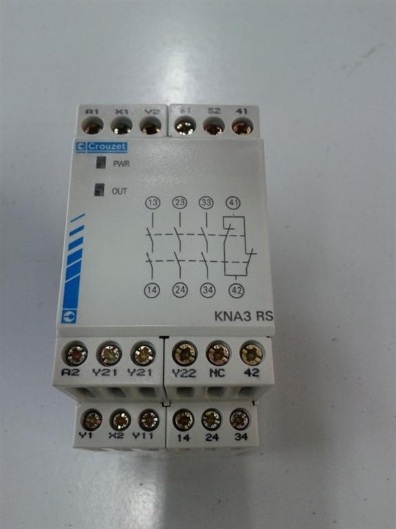 CROUZET RELÉ DE SEGURIDAD KNA3-RS 24V