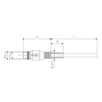 WEIDMULLER SAIL-M12G-4-10U CONECTOR M12 4P