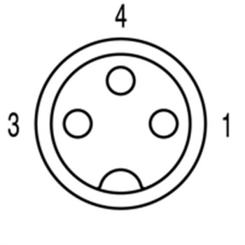 WEIDMULLER CONECTOR M8 3 PINES SAIL-M8BW-3-10U