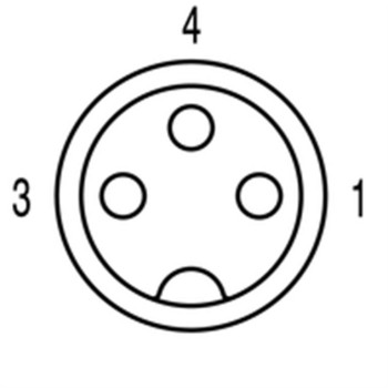 WEIDMULLER CONECTOR M8 3 PINES SAIL-M8BG-3-5.0U