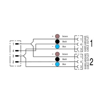 WEIDMULLER SAIL-ZW-M8BG-3-1.0U CONEXIÓN M12 / M8 3 PINES