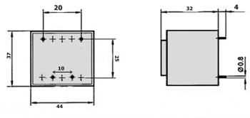 TRANSFORMADOR ENCAPSULADO 9V 5VA