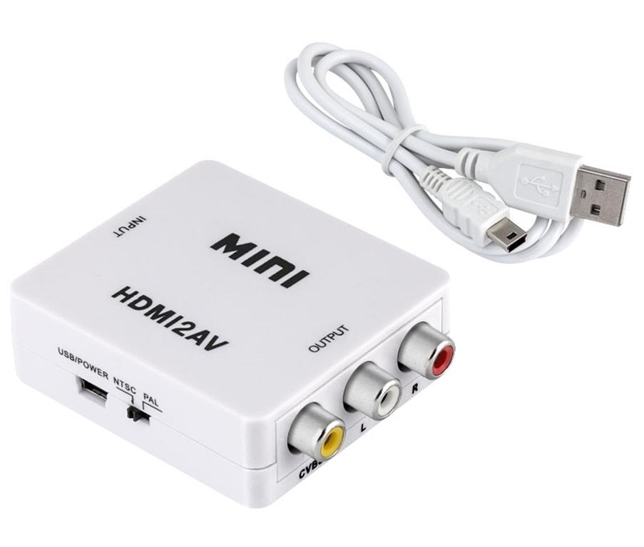 CONVERTIDOR HDMI DIGITAL A A/V COMPUESTO 3XRCA