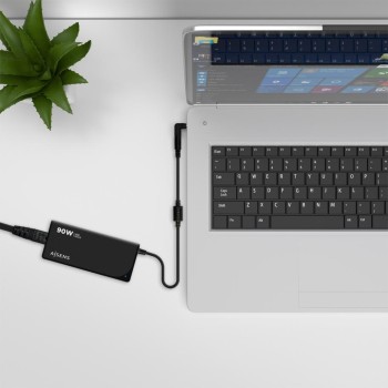 CARGADOR 90W AUTOMATICO UNIVERSAL MULTITENSION  PARA PORTATIL CON 12 CONECTORES+ USB-A QC.3.0