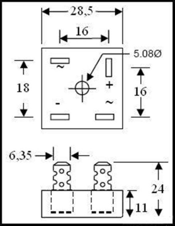 RECTIFICADOR 35A 250V