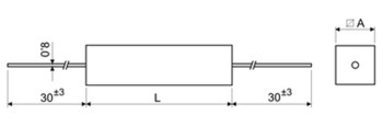 RESISTENCIA CERAMICA 6W 10OHM