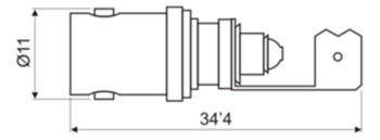 CONECTOR HEMBRA BNC