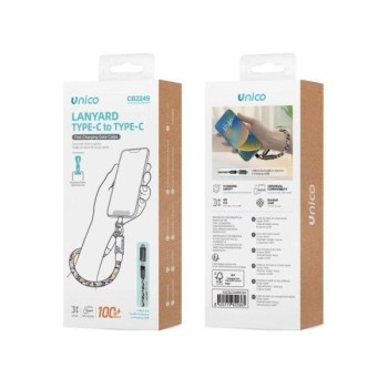 CABLE TIPO C A TIPO C 100W CON CORDON PARA MOVIL