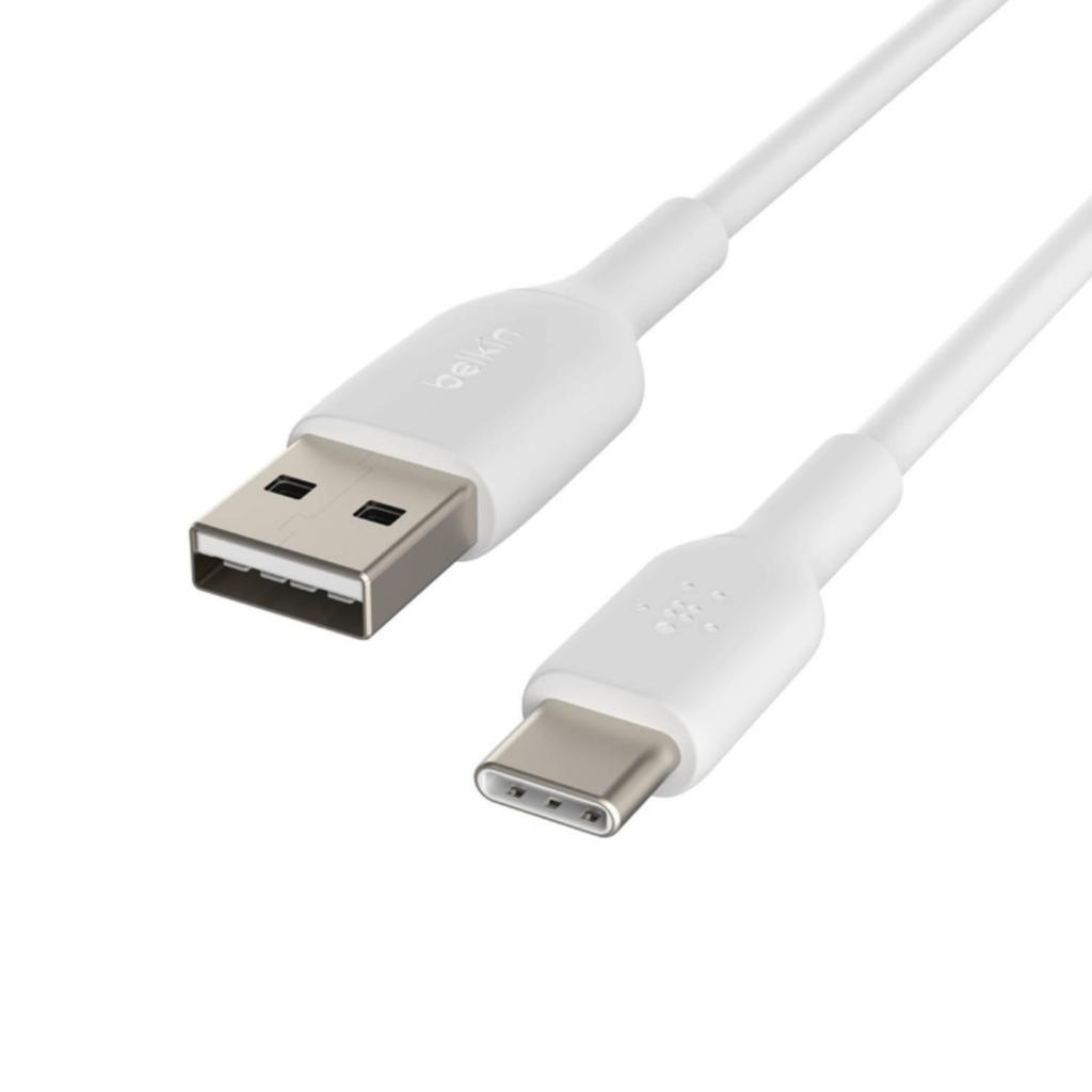 CONEXIÓN TELEFONIA USB - LIGHTNING 2.4A Macho - Macho 1 MTS BLANCO DATOS Y CARGA