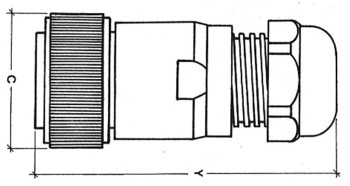 CONECTOR HEMBRA 7 PINES