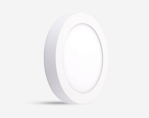 DOWNLIGHT LED   24W CCT SUPERFICIE REDONDO 120º IP44 IK03 ARON LIGHT   370 mm 176-264V BLANCO