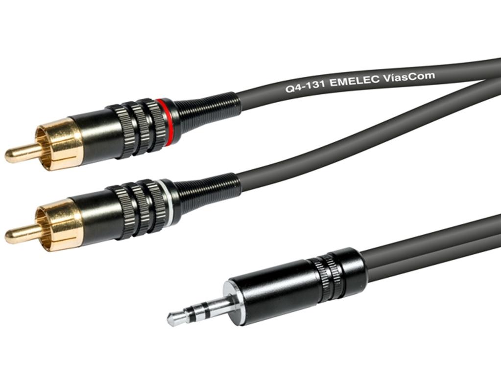 CONEXIÓN AUDIO JACK A RCA 3M