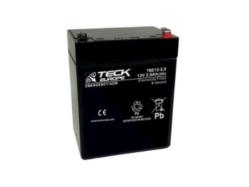 BATERIA PLOMO-GEL 12V 2,9Ah MEDIDA 78x56x99 mm FASTON 4,8 mm LIVEN