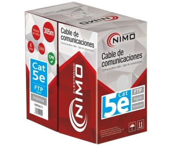 BOBINA DE CABLE CAT 5E FTP