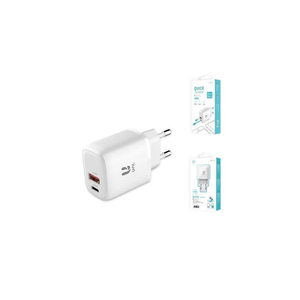 S-CARGADOR RAPIDO PD+QC3.0 A+C 20W BLANCO